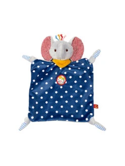 BABY GLÜCK, Schmusetuch Elefant BabyGlück, Blau