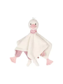 BABY GLÜCK, Schnuffeltuch - Gans Rosa