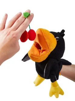 HABA, Handpuppe Rabe Theo -Kinder Spielzeug Geschäft haba handpupperabetheo 2 768 1024 75 7466401 2
