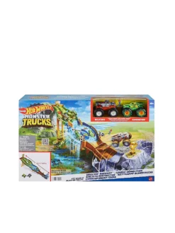 HOT WHEELS, Hot Wheels Monster Trucks Wettkampf Rennstrecke