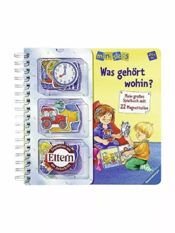 RAVENSBURGER, Buch - Was Gehört Wohin (mit 22 Magnetteilen)