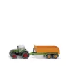 SIKU, Fendt Traktor Mit Hakenliftfahrgestell Und Mulde