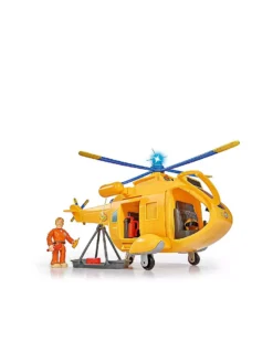SIMBA, Feuerwehrmann Sam - Hubschrauber Wallaby II Mit Figur