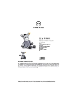 STEIFF, Dinkie Esel 20cm Graublau -Kinder Spielzeug Geschäft steiff dinkieesel20cmgraublau 5 768 1024 75 7491913 5