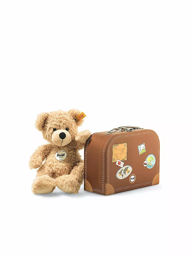 STEIFF, Fynn Teddybär Im Koffer Beige 28cm 3 STEIFF, Fynn Teddybär Im Koffer Beige 28cm