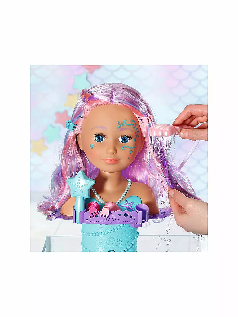 ZAPF CREATION, BABY Born Sister Styling Head Meerjungfrau 4 ZAPF CREATION, BABY Born Sister Styling Head Meerjungfrau – Bild 2